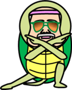 animal series of Mr sato old man sticker #4709146