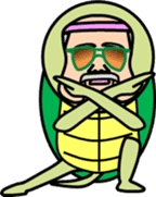 animal series of Mr sato old man sticker #4709146