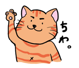 tiger cat sweet sticker #4709197