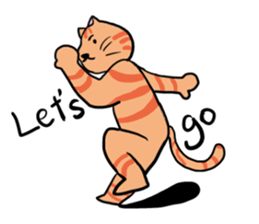 tiger cat sweet sticker #4709199