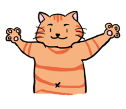 tiger cat sweet sticker #4709200