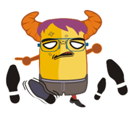 Croissant Boss-English version sticker #4709632