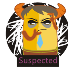 Croissant Boss-English version sticker #4709634