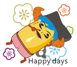 Croissant Boss-English version sticker #4709637