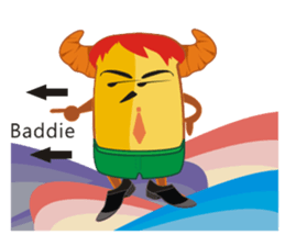 Croissant Boss-English version sticker #4709638