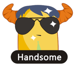 Croissant Boss-English version sticker #4709645