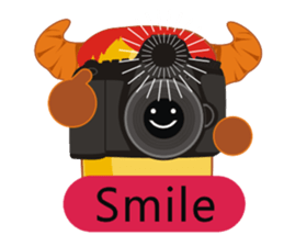 Croissant Boss-English version sticker #4709654