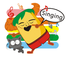 Croissant Boss-English version sticker #4709657