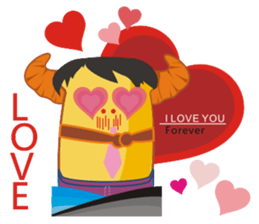 Croissant Boss-English version sticker #4709660