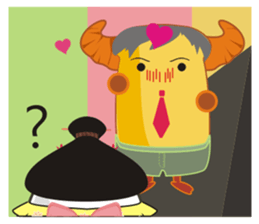 Croissant Boss-English version sticker #4709661