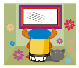 Croissant Boss-English version sticker #4709663