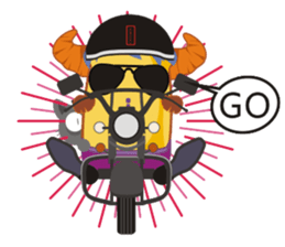 Croissant Boss-English version sticker #4709668