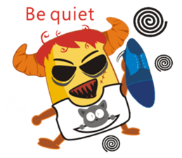 Croissant Boss-English version sticker #4709669