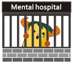 Croissant Boss-English version sticker #4709671