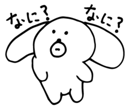 big ear bear sticker #4710050