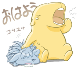 A Capybara and A Porcupine sticker #4710353