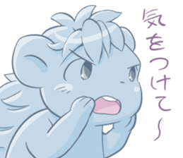 A Capybara and A Porcupine sticker #4710357