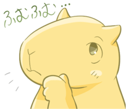 A Capybara and A Porcupine sticker #4710372