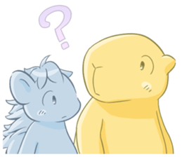 A Capybara and A Porcupine sticker #4710381