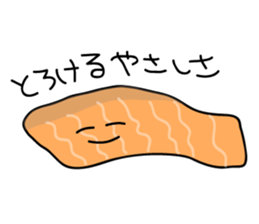 Parent-child Toro salmon and salmon roe sticker #4710953