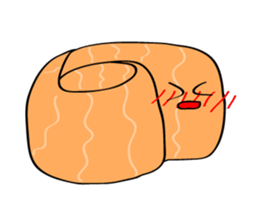 Parent-child Toro salmon and salmon roe sticker #4710978