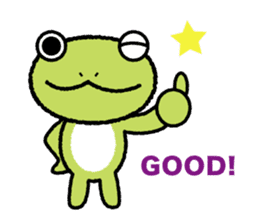 Frog&Goldfish 1 sticker #4711729