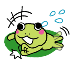 Frog&Goldfish 1 sticker #4711739