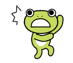 Frog&Goldfish 1 sticker #4711749