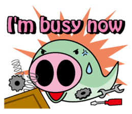 Pig snake sticker #4711921