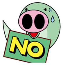 Pig snake sticker #4711923