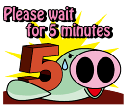 Pig snake sticker #4711926