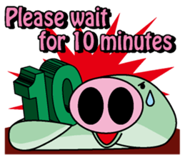 Pig snake sticker #4711927