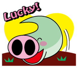 Pig snake sticker #4711935