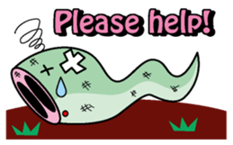 Pig snake sticker #4711936