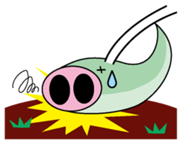 Pig snake sticker #4711939