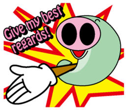 Pig snake sticker #4711943