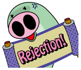 Pig snake sticker #4711949