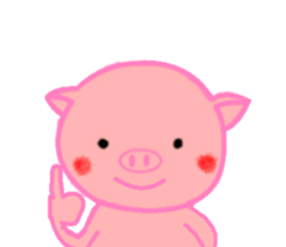 Agoo and Friends of pig2 (No character) sticker #4712676