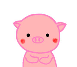 Agoo and Friends of pig2 (No character) sticker #4712678