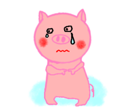 Agoo and Friends of pig2 (No character) sticker #4712680