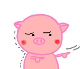 Agoo and Friends of pig2 (No character) sticker #4712682