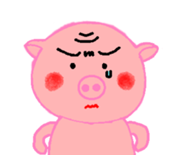 Agoo and Friends of pig2 (No character) sticker #4712683