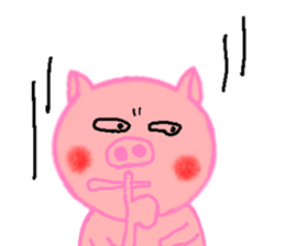 Agoo and Friends of pig2 (No character) sticker #4712685