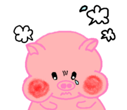 Agoo and Friends of pig2 (No character) sticker #4712686