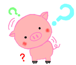 Agoo and Friends of pig sticker #4712793