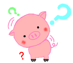 Agoo and Friends of pig sticker #4712793