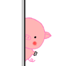 Agoo and Friends of pig sticker #4712795