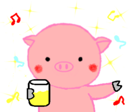 Agoo and Friends of pig sticker #4712800