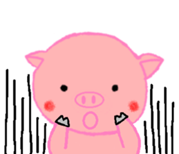 Agoo and Friends of pig sticker #4712803