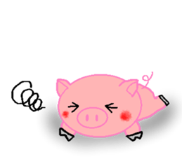 Agoo and Friends of pig sticker #4712818